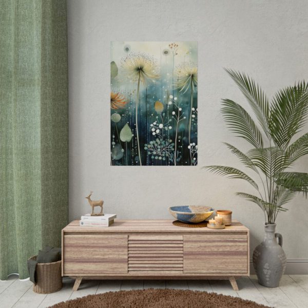 92410-113.jpg Abstract Dandelion Meadow Art Poster