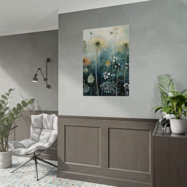 92410-114.jpg Abstract Dandelion Meadow Art Poster