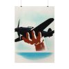 92410-126.jpg Aeroplane in Hand Poster