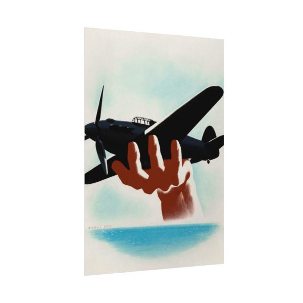 92410-127.jpg Aeroplane in Hand Poster