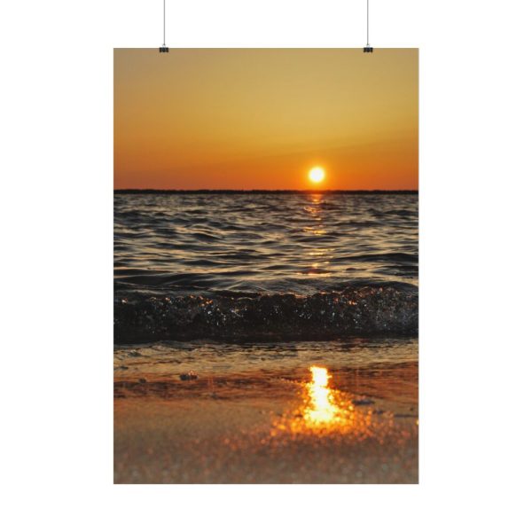 92410-166.jpg Sunset on Coast Poster