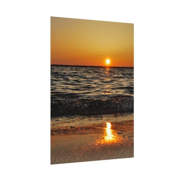 92410-167.jpg Sunset on Coast Poster