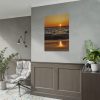 92410-169.jpg Sunset on Coast Poster