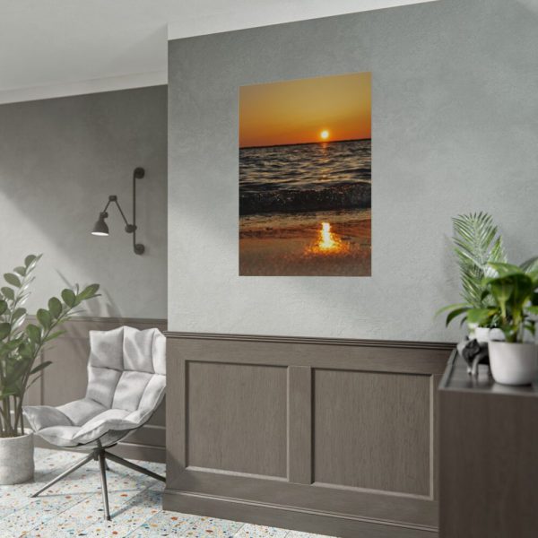 92410-169.jpg Sunset on Coast Poster