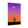 Abstract Moon Balloon Poster
