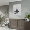 Vintage European Style Eiffel Tower Poster