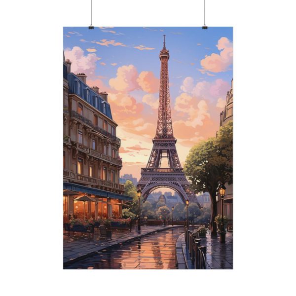 Paris and the Eiffel Tower Poster