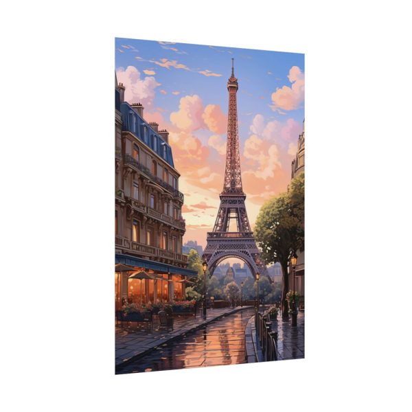 Paris and the Eiffel Tower Poster