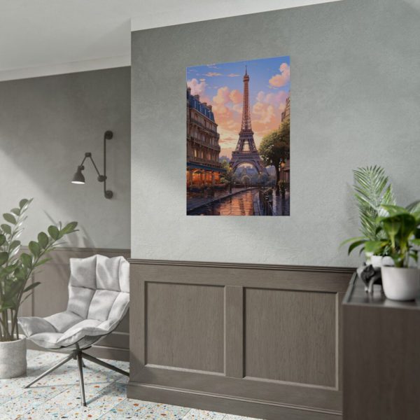 Paris and the Eiffel Tower Poster