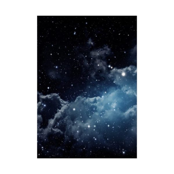 92411-10.jpg Starry Sky Stars Clouds Poster