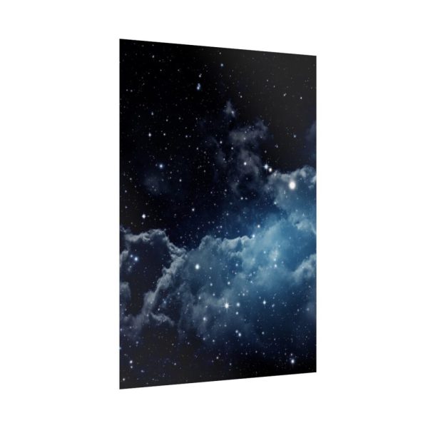 92411-12.jpg Starry Sky Stars Clouds Poster