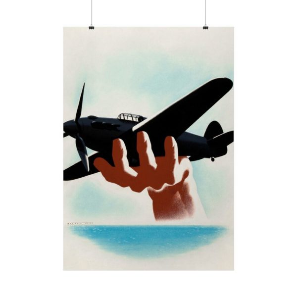 92411-126.jpg Aeroplane in Hand Poster