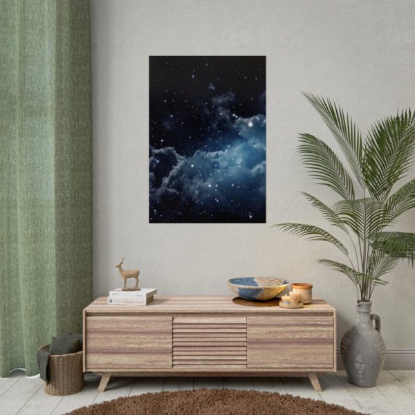 92411-13.jpg Starry Sky Stars Clouds Poster