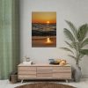 92411-168.jpg Sunset on Coast Poster