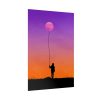 Abstract Moon Balloon Poster