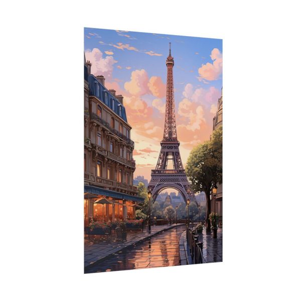 Paris and the Eiffel Tower Poster