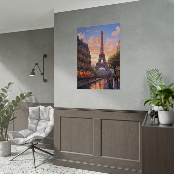 Paris and the Eiffel Tower Poster
