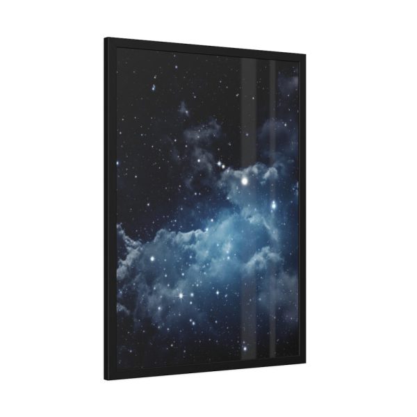 93830-1.jpg Starry Sky Stars Clouds Framed Poster