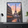 93830-31.jpg Paris and the Eiffel Tower Framed Poster