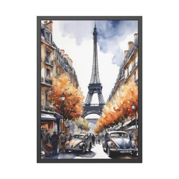 93830-32.jpg Paris, France Vintage Travel Framed Poster