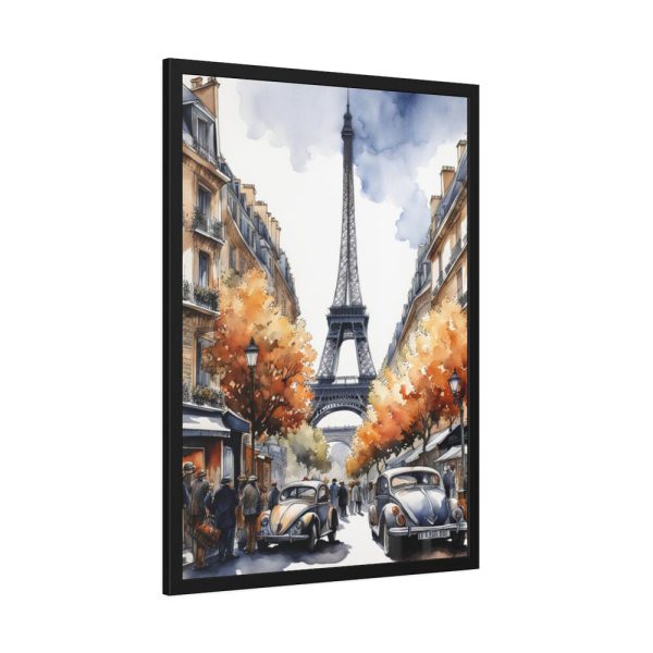 93830-33.jpg Paris, France Vintage Travel Framed Poster