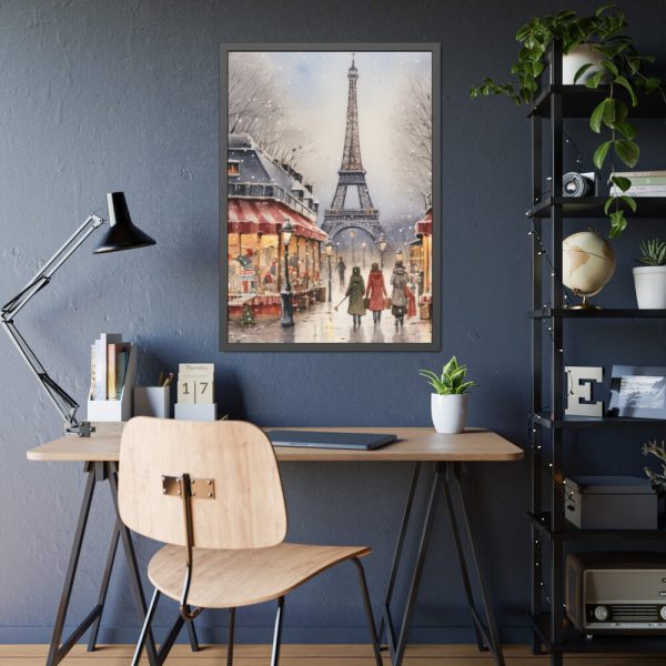 93830-38.jpg Christmas In Paris Framed Poster