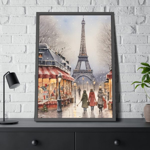 93830-39.jpg Christmas In Paris Framed Poster