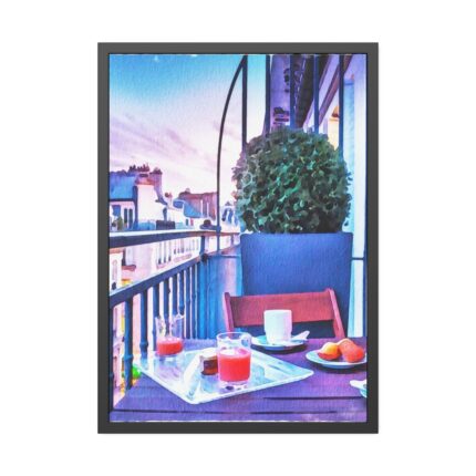 Parisian Scenes Framed Poster