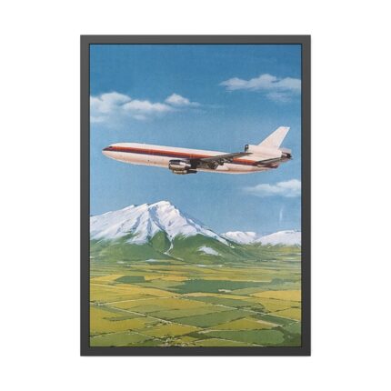 United Airlines DC-10 Framed Poster