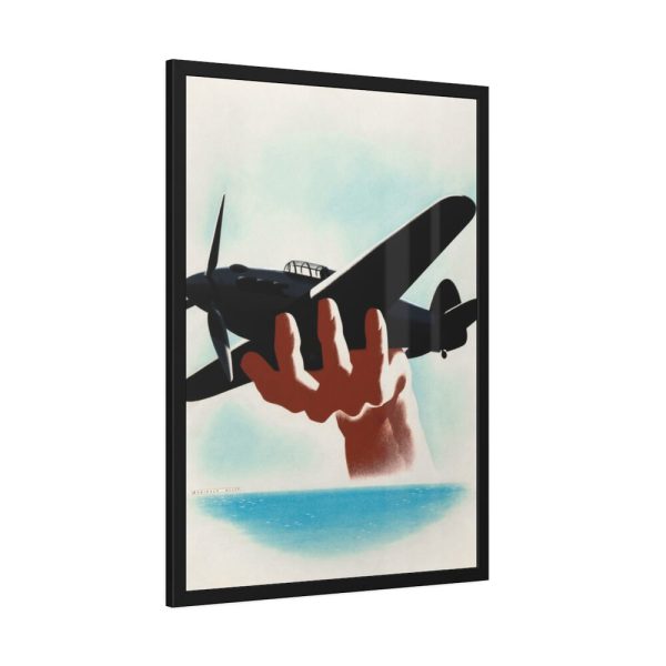 93830-81.jpg Aeroplane in Hand Framed Poster