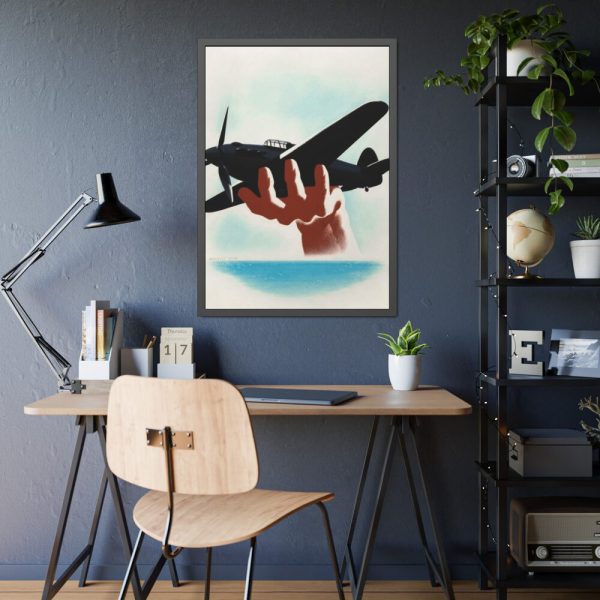 93830-82.jpg Aeroplane in Hand Framed Poster