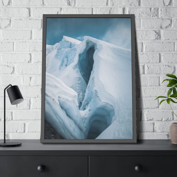 Alaska Glacier Framed Poster