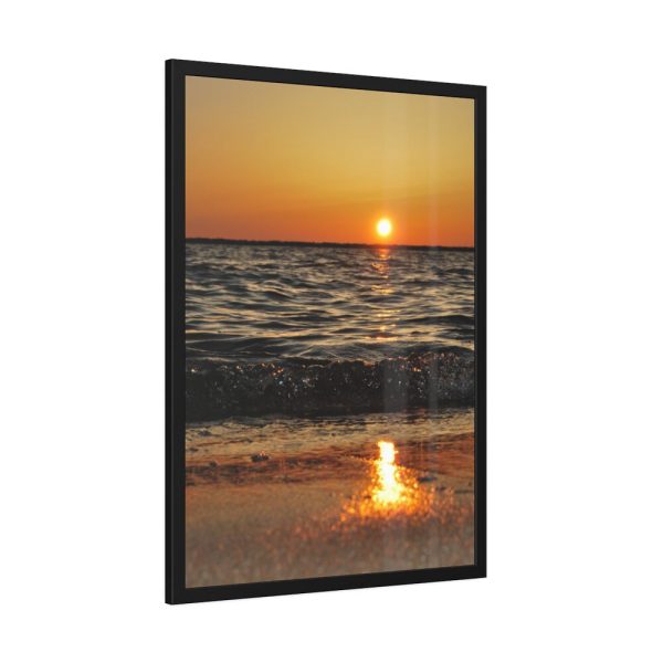 93831-109.jpg Sunset on Coast Framed Poster
