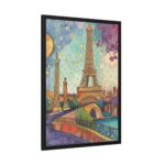 Whimsical Paris France Art Print Framed Poster - Image 6