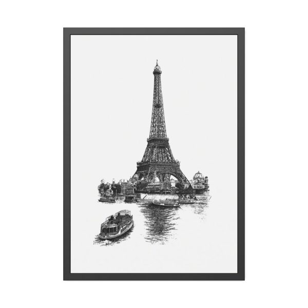 93831-4.jpg Vintage European Style Eiffel Tower Framed Poster