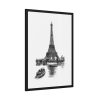 93831-5.jpg Vintage European Style Eiffel Tower Framed Poster