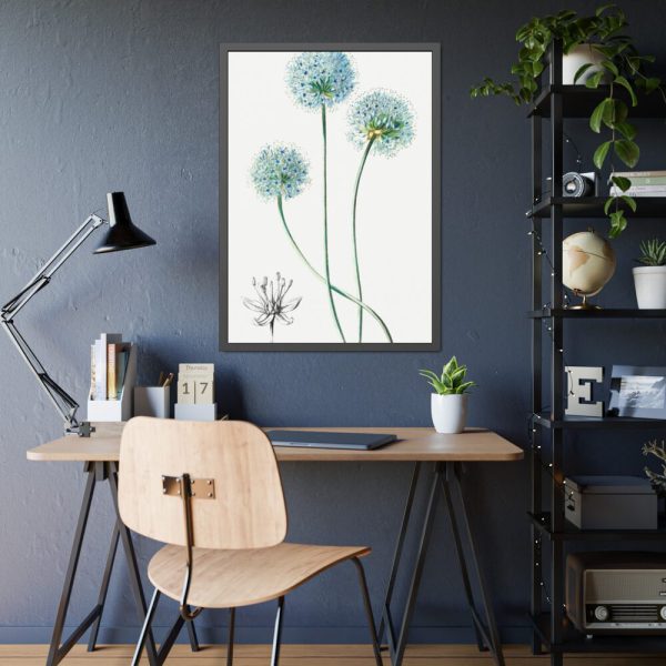 93831-62.jpg Blue Leek from Edwards’s Botanical Register Framed Poster