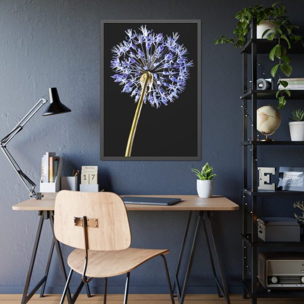 93831-66.jpg Dandelion on Black Framed Poster