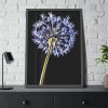 93831-67.jpg Dandelion on Black Framed Poster