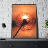 93831-71.jpg Dandelion in Sunset Framed Poster