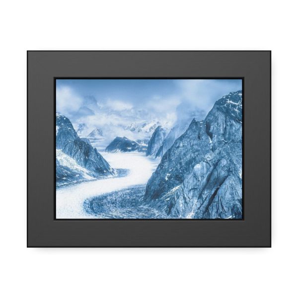 Mountain Snow Winter Alaska Framed Poster