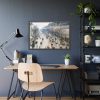 The Boulevard Montmartre on a Winter Morning Framed Poster