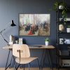 93854-102.jpg Paris Street Scene Framed Poster