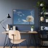 93854-110.jpg Dandelion and Blue Sky Framed Poster