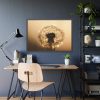 93854-118.jpg Dandelion on Yellow Day Framed Poster