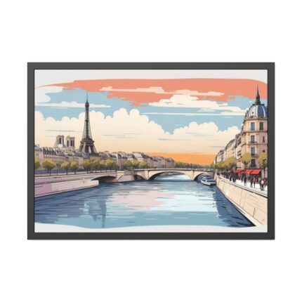 Paris Mon Amour Framed Poster