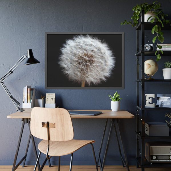 93854-138.jpg Closeup of Dandelion II Framed Poster
