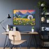 93854-154.jpg Landscape Flower Meadow Dandelions Framed Poster