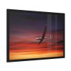93854-173.jpg Plane On the Sky Framed Poster