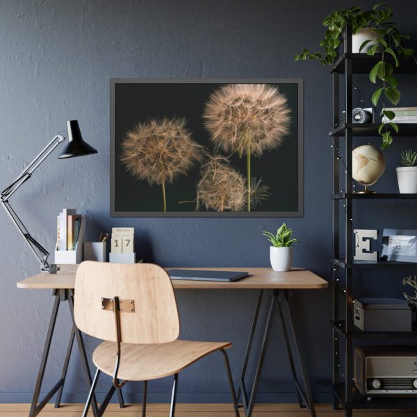 Giant Dandelion Framed Poster